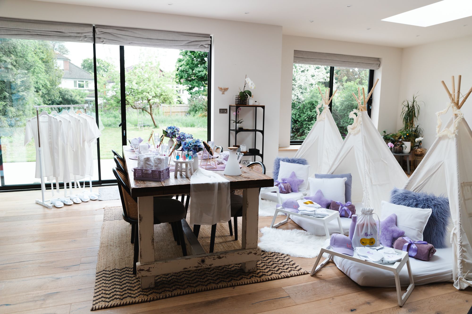 kids spa party, pampering party, picnic parties, sleepover parties, picnic parties