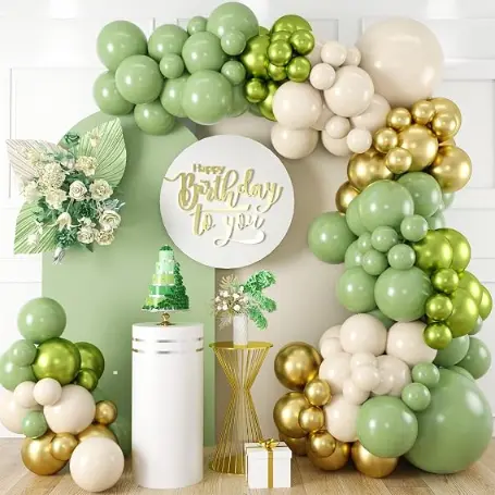 Sage Green and Cream Garland
