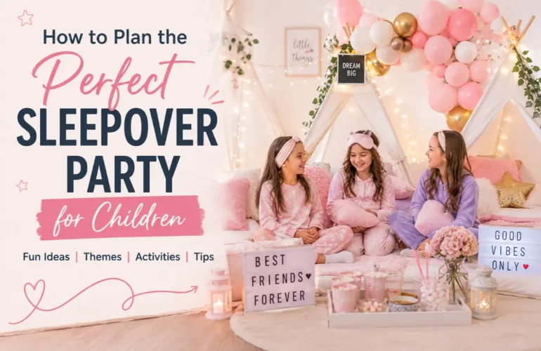 How to Plan the Perfect Sleepover Party for Children