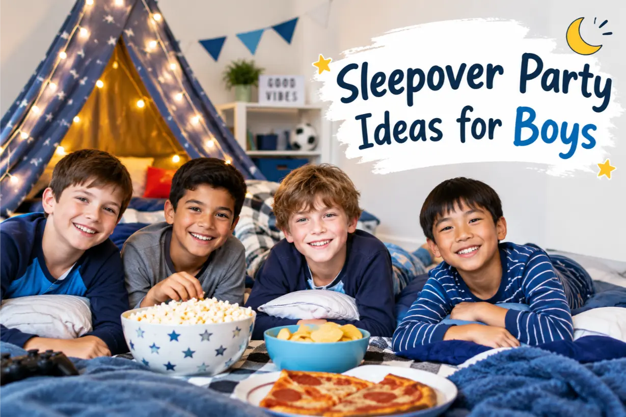 Sleepover Party Ideas for Boys