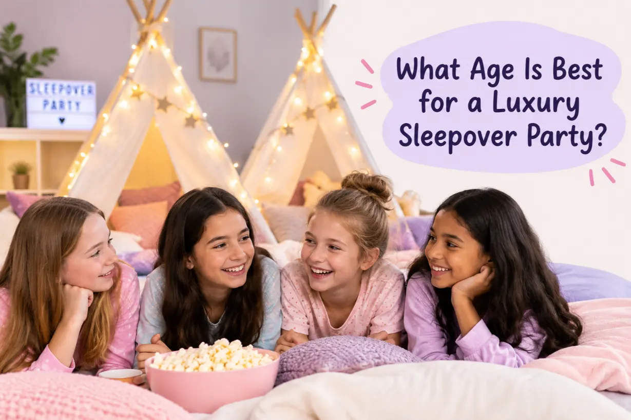 What Age Is Best for a Luxury Sleepover Party?